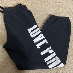 Black Pink sweatpants